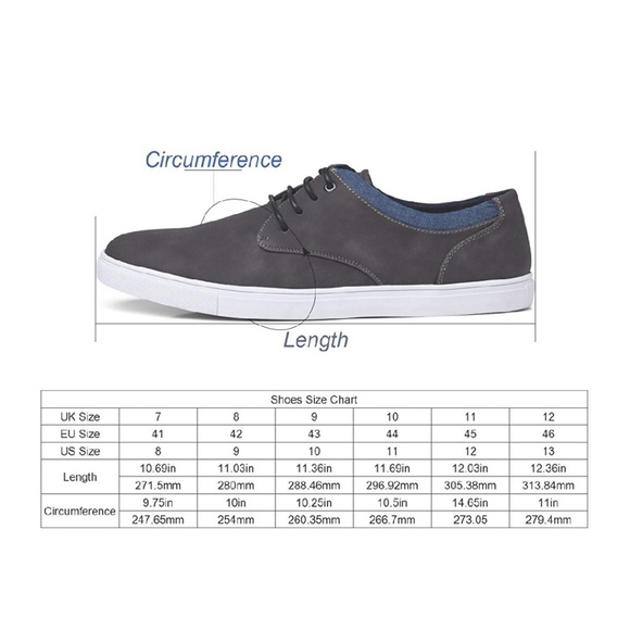 Men's Sneaker Flat Casual Shoes Black - Picture 2 of 6